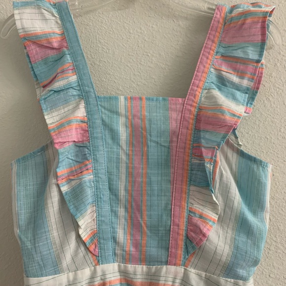Vici Dolls Ruffle Pastel Striped Romper - Picture 13 of 13